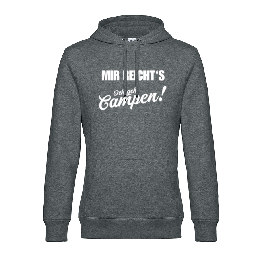 Mir reicht´s! Ich geh Campen - Unser Hoodie für Camper ist die ideale Camping Kleidung. Unsere Hoodies eignen sich für Wohnmobil, Wohnwagen oder Dauercamper. Ideal auch als Geschenk für Camper.