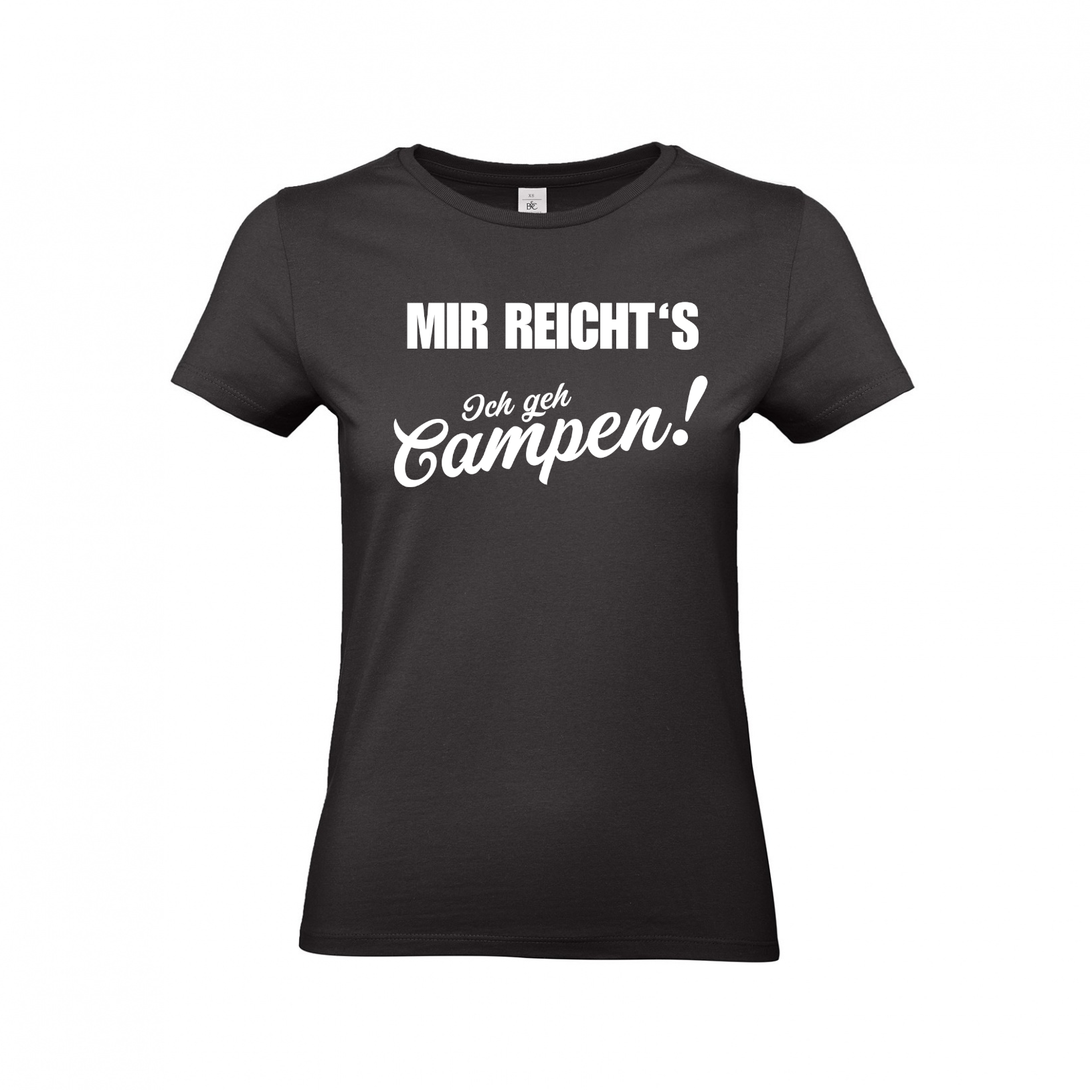 Damen-Camping-T-Shirts-fuer-Camper-Mir-reichts-ich-geh-campen-Black