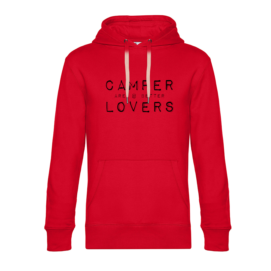 Camper are better Lovers - Unser Hoodie für Camper ist die ideale Camping Kleidung. Unsere Hoodies eignen sich für Wohnmobil, Wohnwagen oder Dauercamper. Ideal auch als Geschenk für Camper.