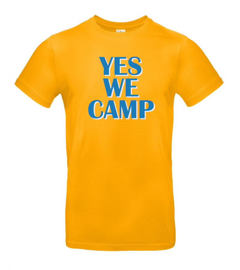 YES WE CAMP - Retro - Camping T-Shirt (Unisex)