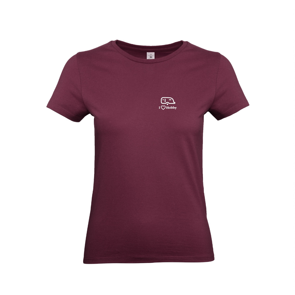 I Love Hobby Wohnwagen Brustlogo - Camping Hoodie für Frauen / 14