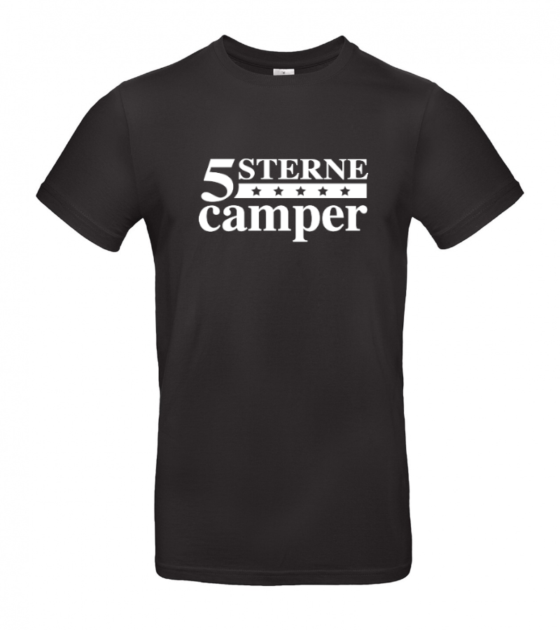camping-kleidung-t-shirt-5-sterne-camper-black
