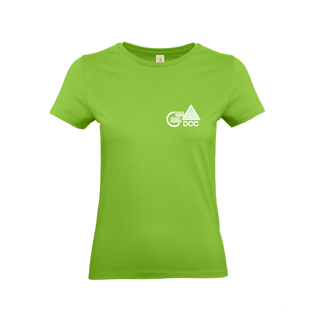 DCC Deutscher Camping Club - T-Shirt (Damen) Grün/Weiß