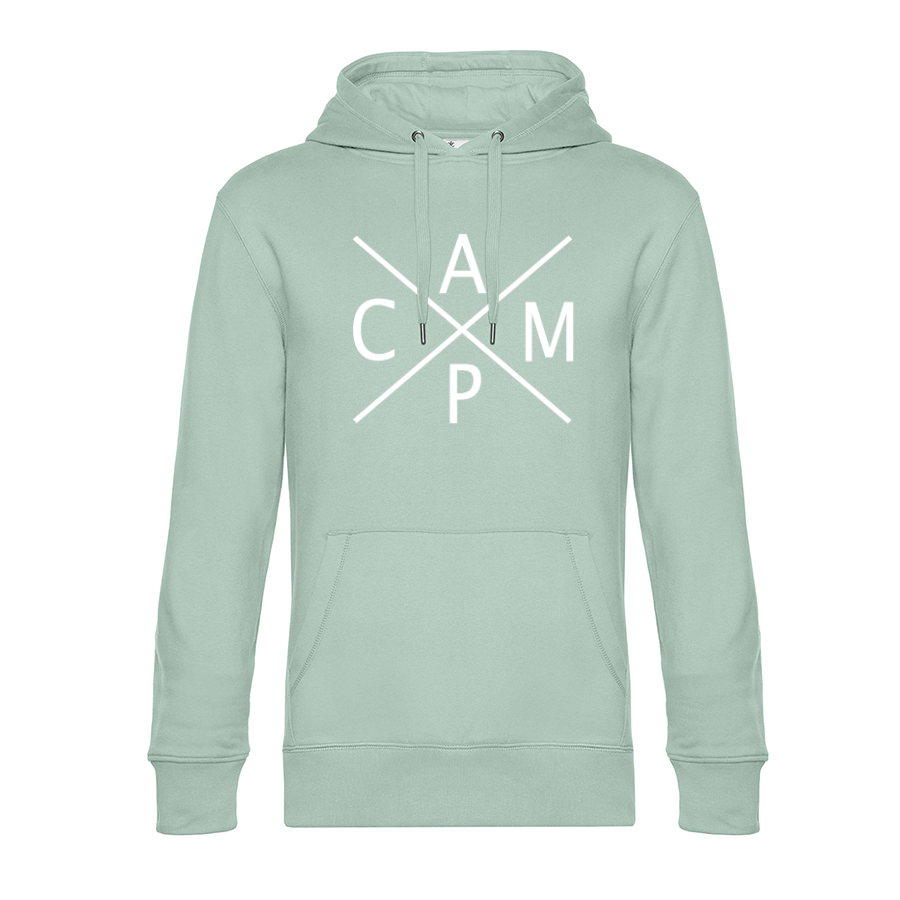CAMP - Unser Hoodie für Camper ist die ideale Camping Kleidung. Unsere Hoodies eignen sich für Wohnmobil, Wohnwagen oder Dauercamper. Ideal auch als Geschenk für Camper.
