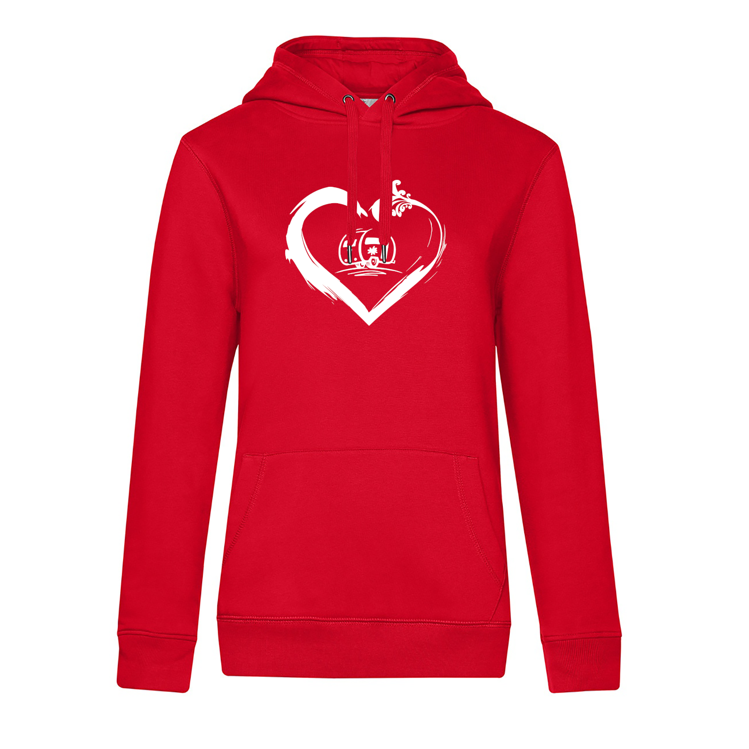 Wohnwagen mit Herz - Camping Hoodie für Frauen - Unser Hoodie für Camper ist die ideale Camping Kleidung. Unsere Hoodies eignen sich für Wohnmobil, Wohnwagen oder Dauercamper. Ideal auch als Geschenk für Camper.