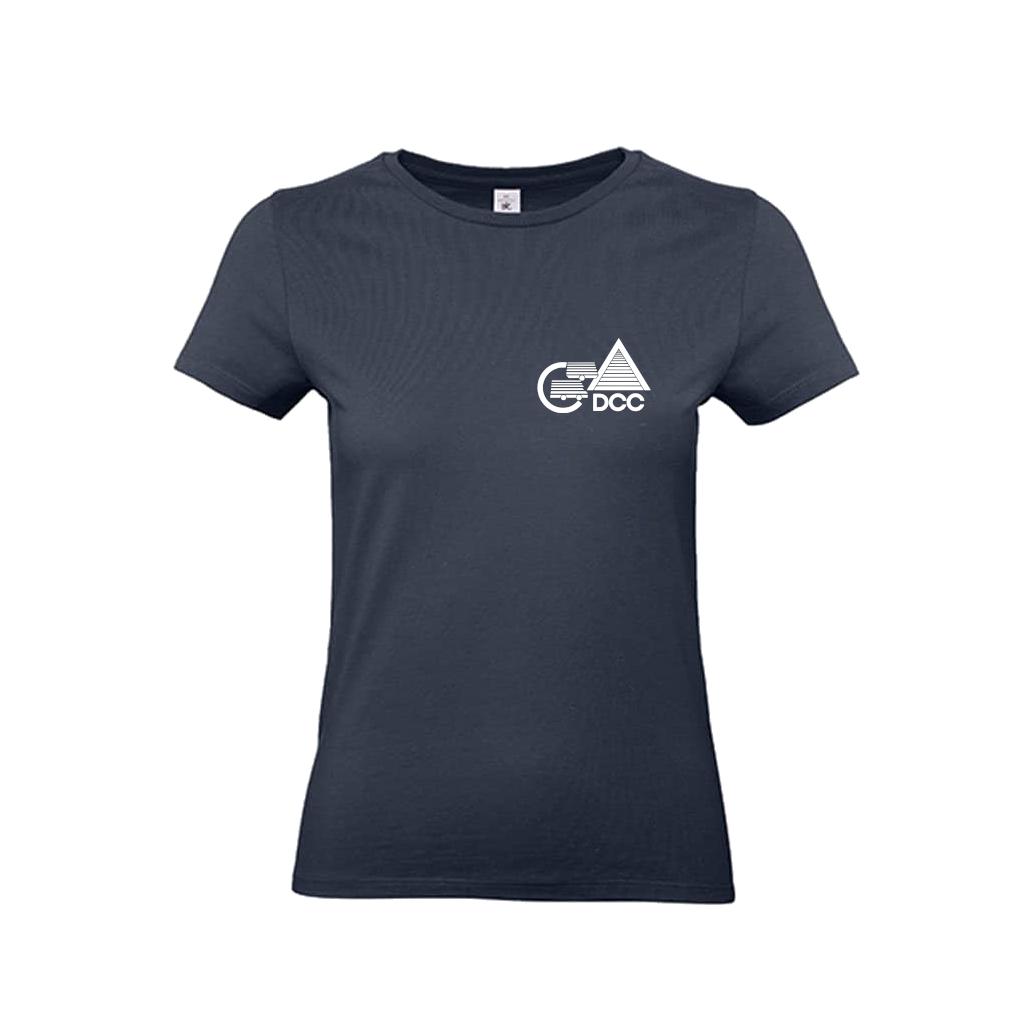 DCC Deutscher Camping Club - T-Shirt (Damen) Blau/Weiß