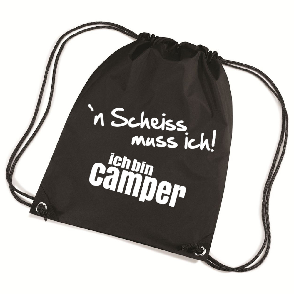 camping-bekleidung-camperin-rucksack-ich-bin-camper-black-white Campingrucksack