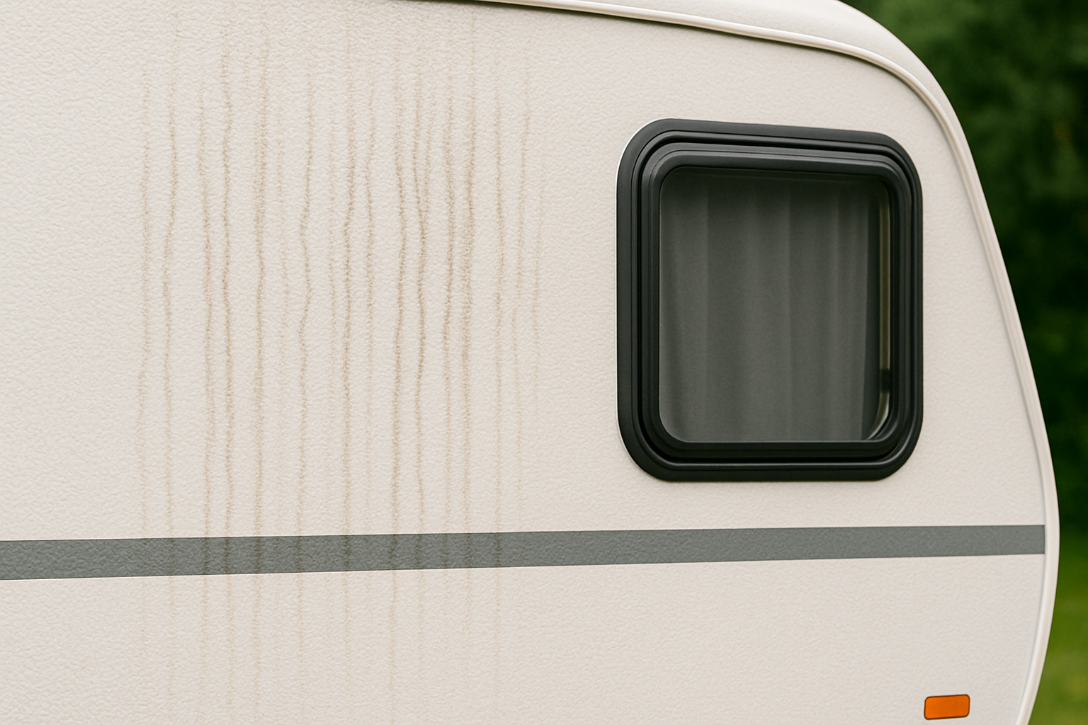 Regenstreifen am Caravan? So wirst du sie nachhaltig los!