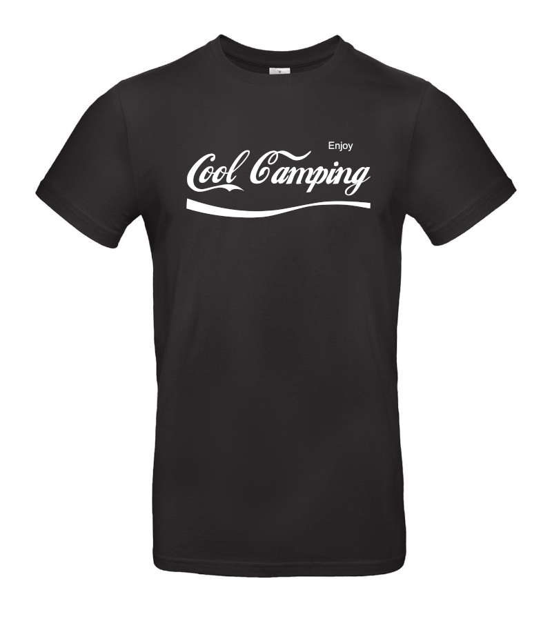 camper-kleidung-t-shirt-cool-camping-black-white (F)ALKIES (Damen T-Shirt)
