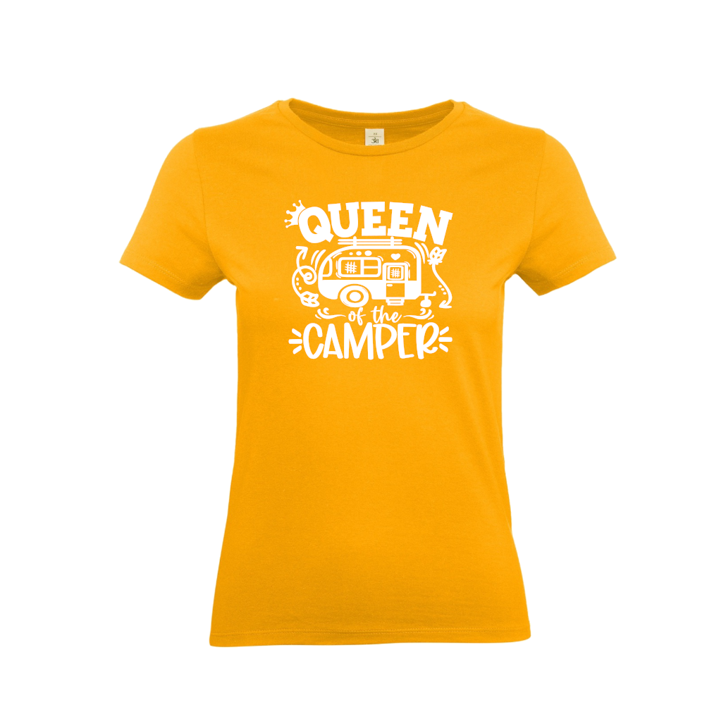 Queen of the Camper - Camping T-Shirt für Frauen