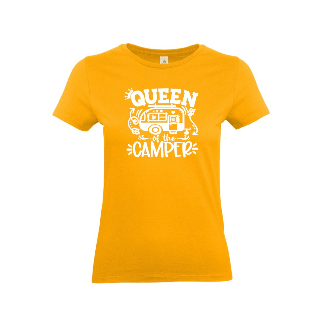 T-Shirts-fuer-eine-Camperin-Geschenkidee-Camping-Queen-Apricot