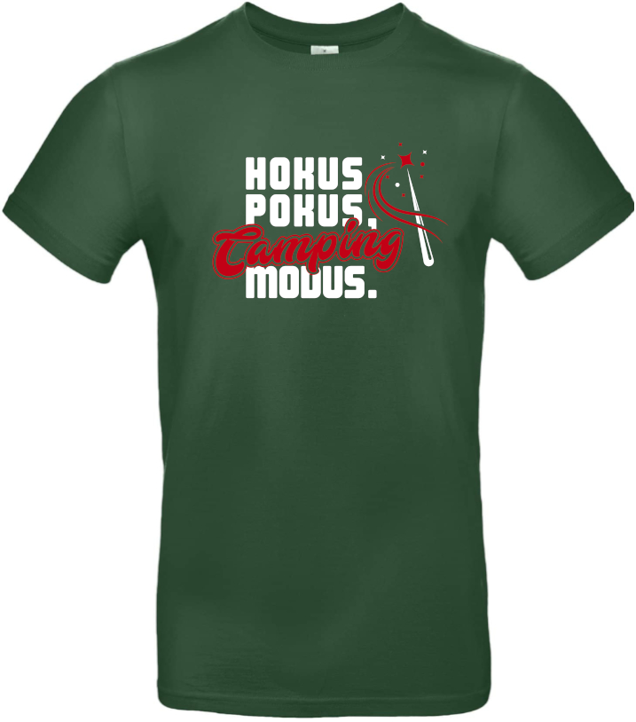 Hokus Pokus Camping Modus: Lustige T-Shirts für Camping-Fans | Cool Camper