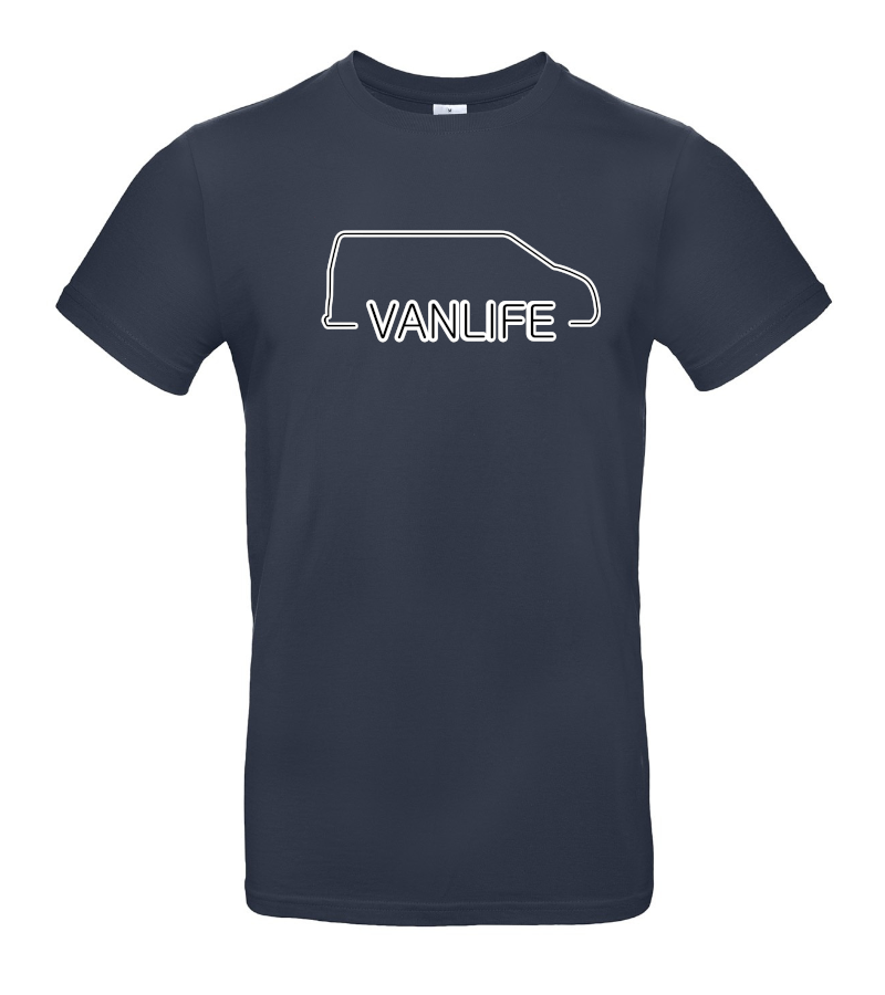 T5-Camper-Vanlife-Geschenk-fuer-Camper-Navy T5 CAMPER - VANLIFE - Camping T-Shirt für Camper mit Humor!