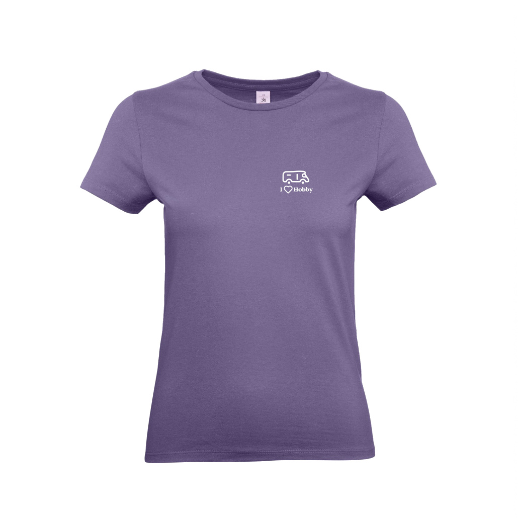 I Love Hobby Wohnmobile Brustlogo - Camping Hoodie für Frauen / 15