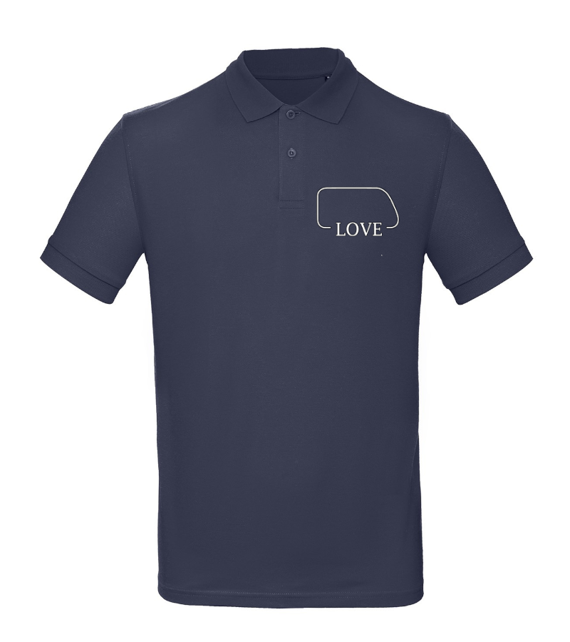 Caravaning-Cool-Camping-Wohnwagen-Liebhaber-Navy CAMPER LOVER - Cool Camping Poloshirt (Unisex)