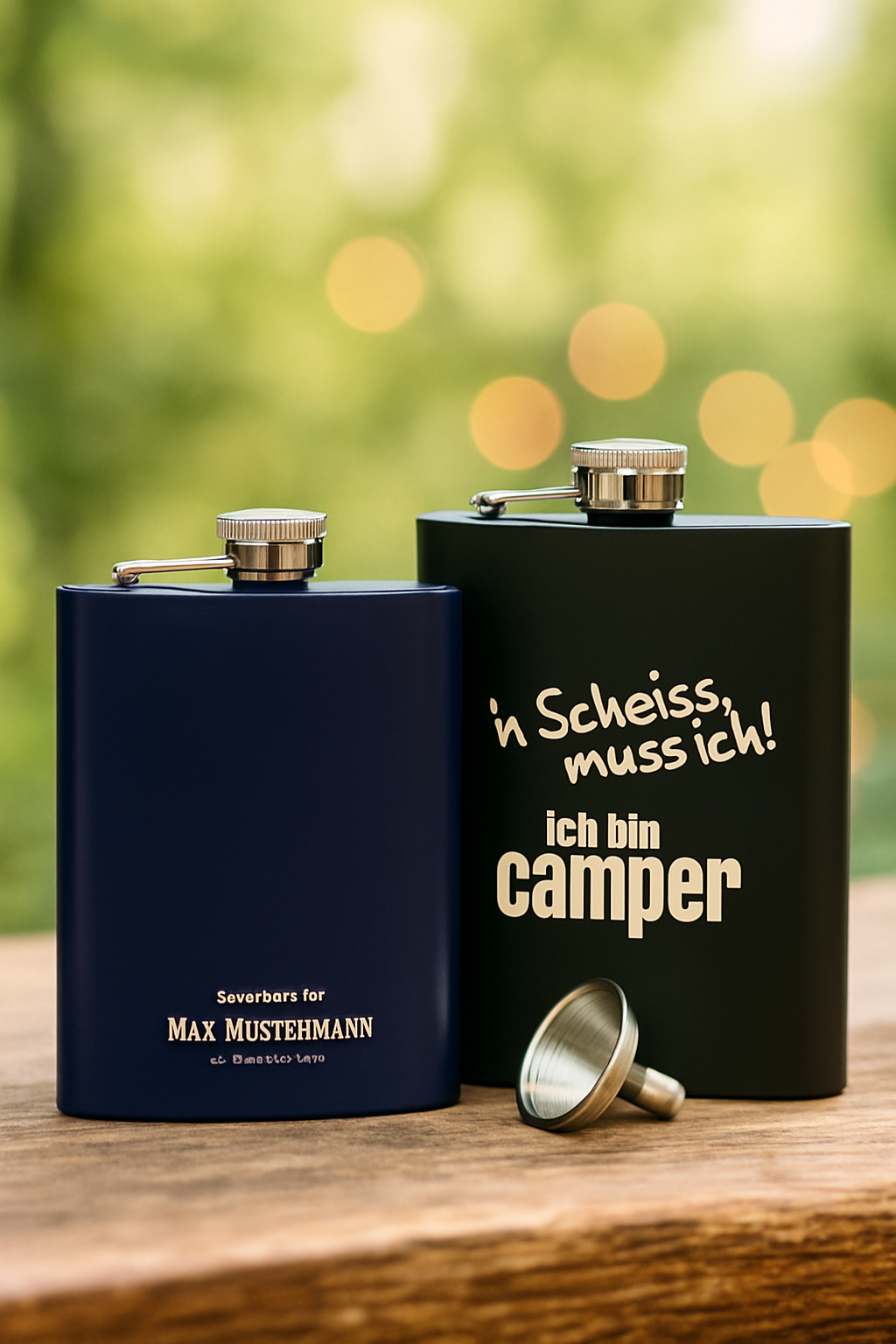 Flachmann für Camping