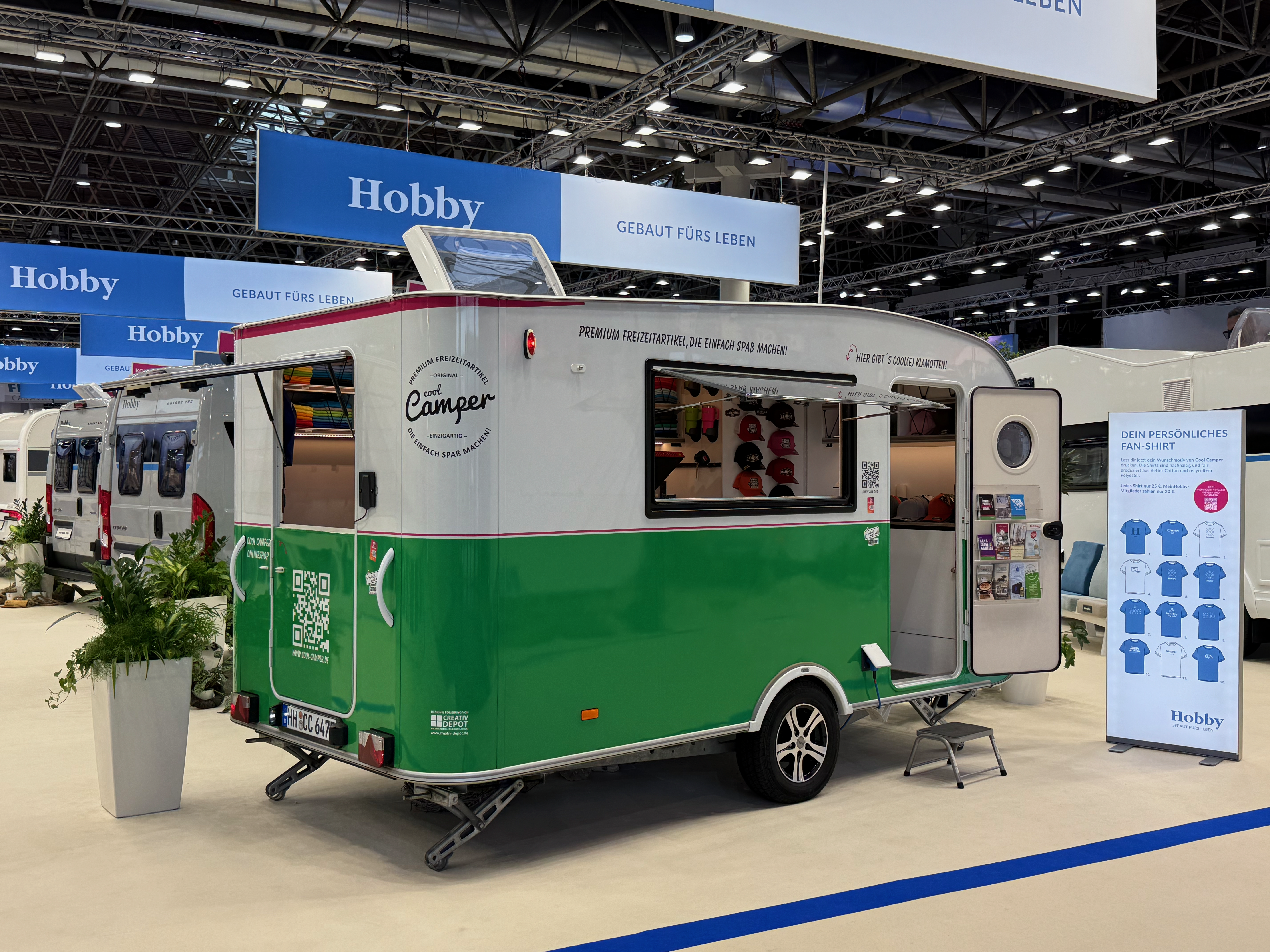 Caravan Salon Düsseldorf 2025 – Highlights, Trends und der Beachy als mobiler Verkaufswagen