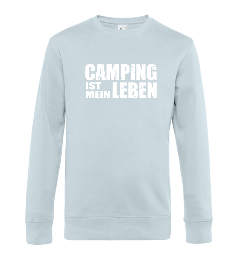camper-kleidung-sweatshirt-pullover-camping-ist-mein-lleben-pure-skyk6neTkXhwbp6X Camping ist mein Leben - Camping Sweatshirt / Pullover (Unisex)