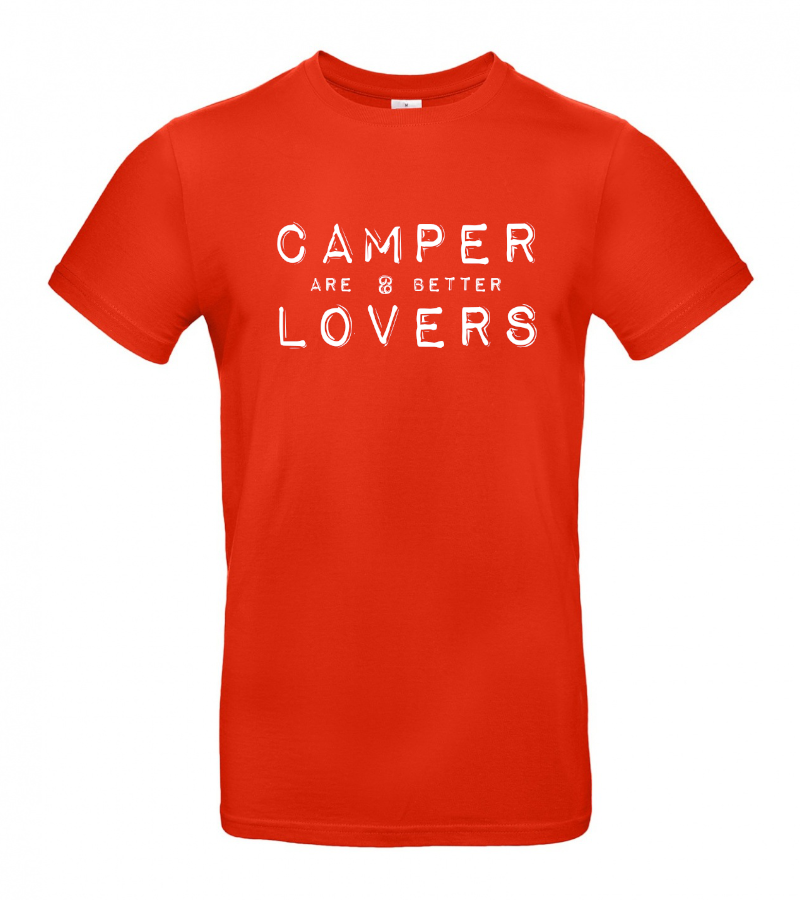 camping-kleidung-t-shirt-camper-are-better-lovers-fire-red Camper are better Lovers - Camping T-Shirt (Unisex)
