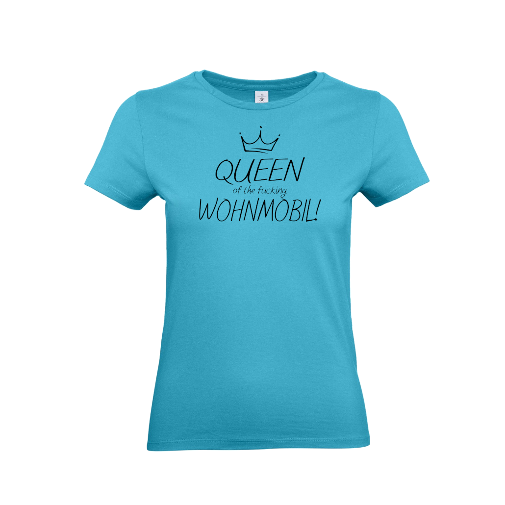 Queen of the fucking Wohnmobil! - Camping T-Shirt für Frauen