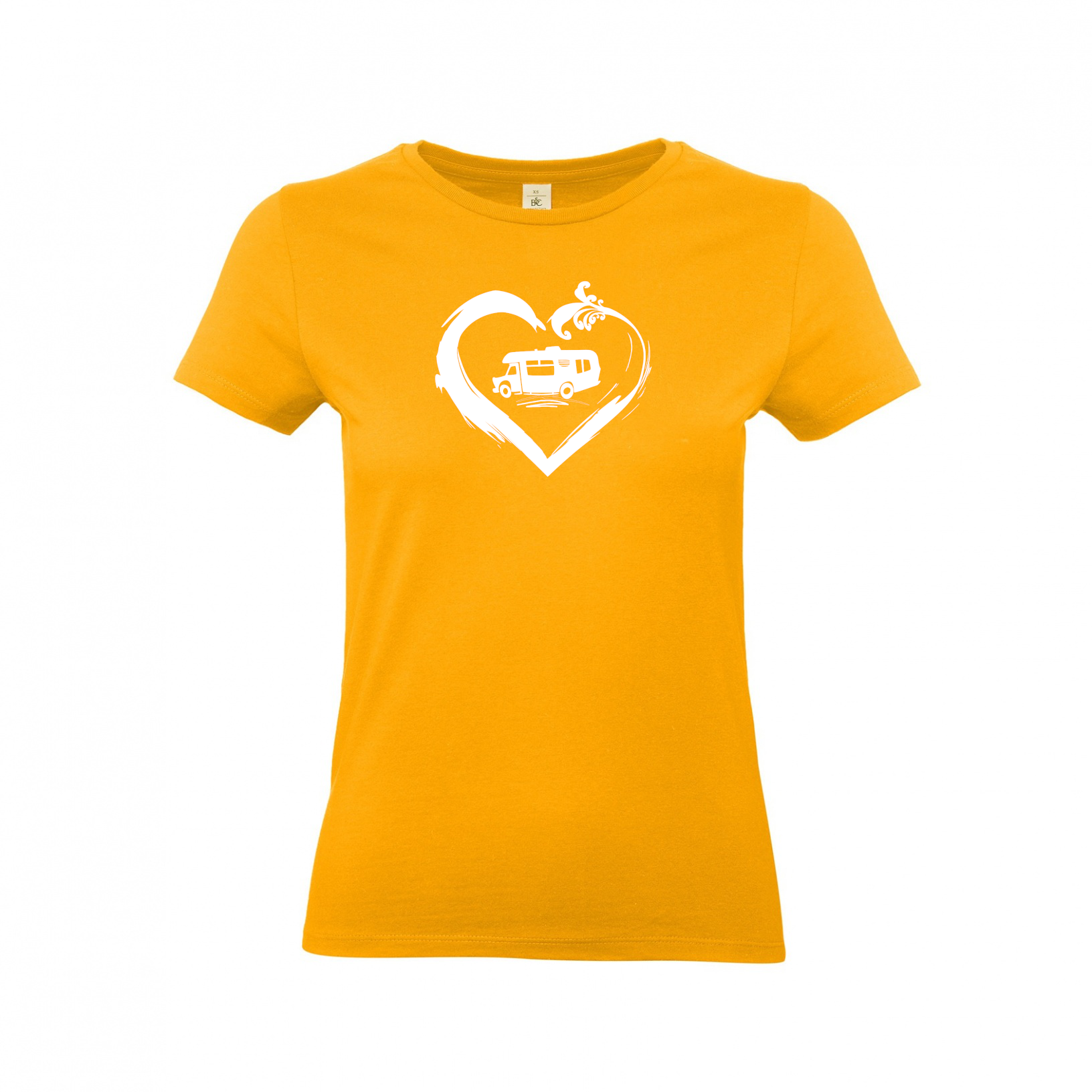 Wohnmobil Camperin mit Herz - Camping T-Shirt für Frauen