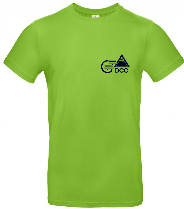 DCC Deutscher Camping Club - T-Shirt  (Unisex) Grün/Blau
